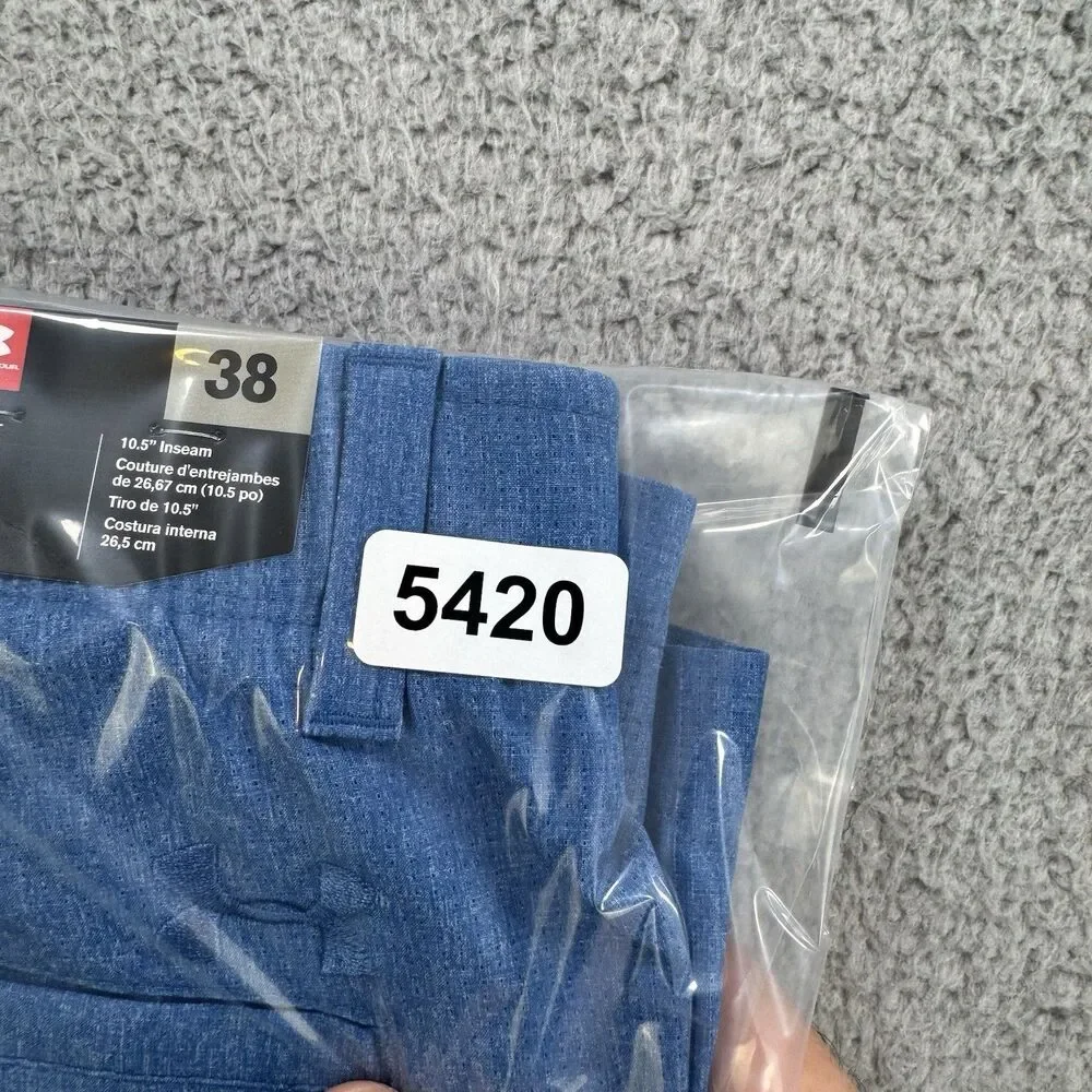 Under‎ Armour Shorts Mens 38 Blue UA Matchplay Flat Front Chino NWT